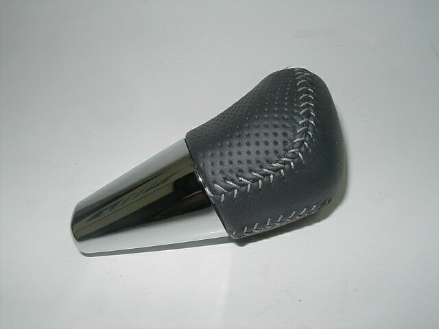 楽天市場】【トヨタ純正】 ディンプル本革シフトノブ [シルバー