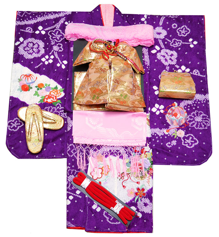 正絹　日本製　7歳　七五三　着物　フルセット 七五三 着物 7歳 フルセット 女の子用 通販－京都室町st．