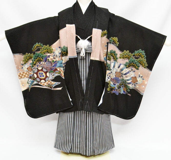 楽天市場】七五三 753 着物 正絹 男の子 袴 セット お祝い着 5歳正絹