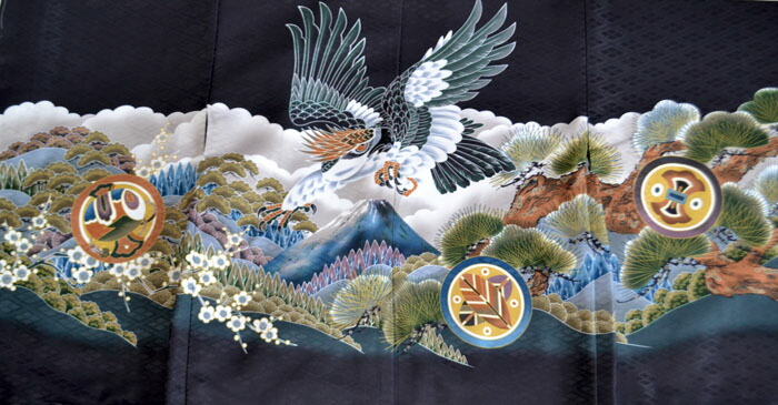 楽天市場】七五三 753 着物 男の子 袴 セット お祝い着 5歳羽織袴 フル