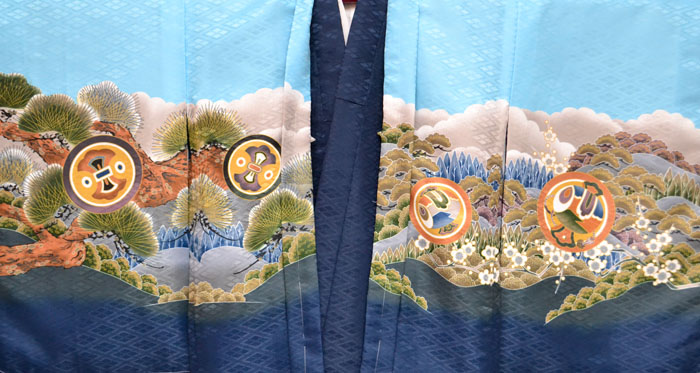 楽天市場】七五三 753 着物 男の子 袴 セット お祝い着 5歳羽織袴 フル