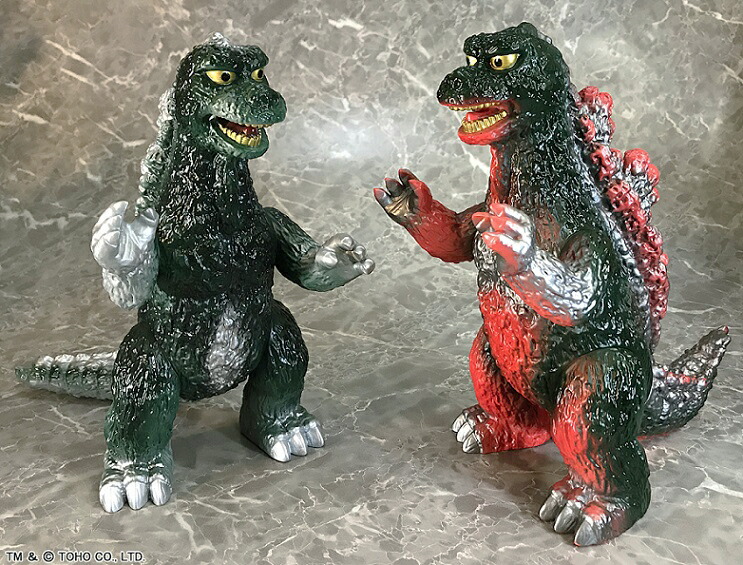楽天市場】『復刻版ポピーグレートザウルス ゴジラ＆ゴジラ(グリーン