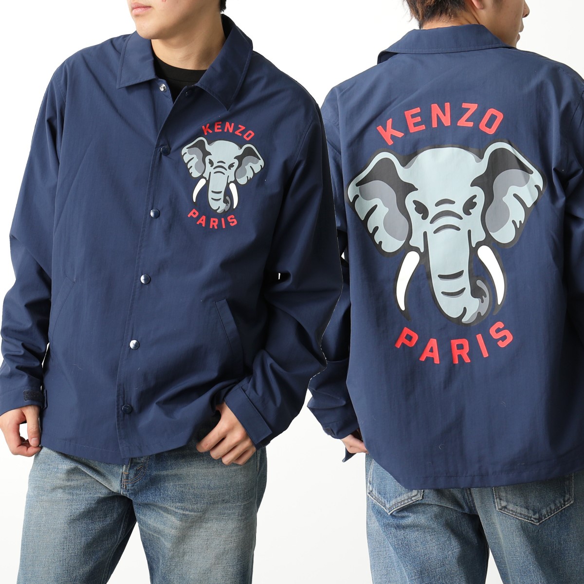 楽天市場】KENZO ケンゾー コーチジャケット KENZO ELEPHANT