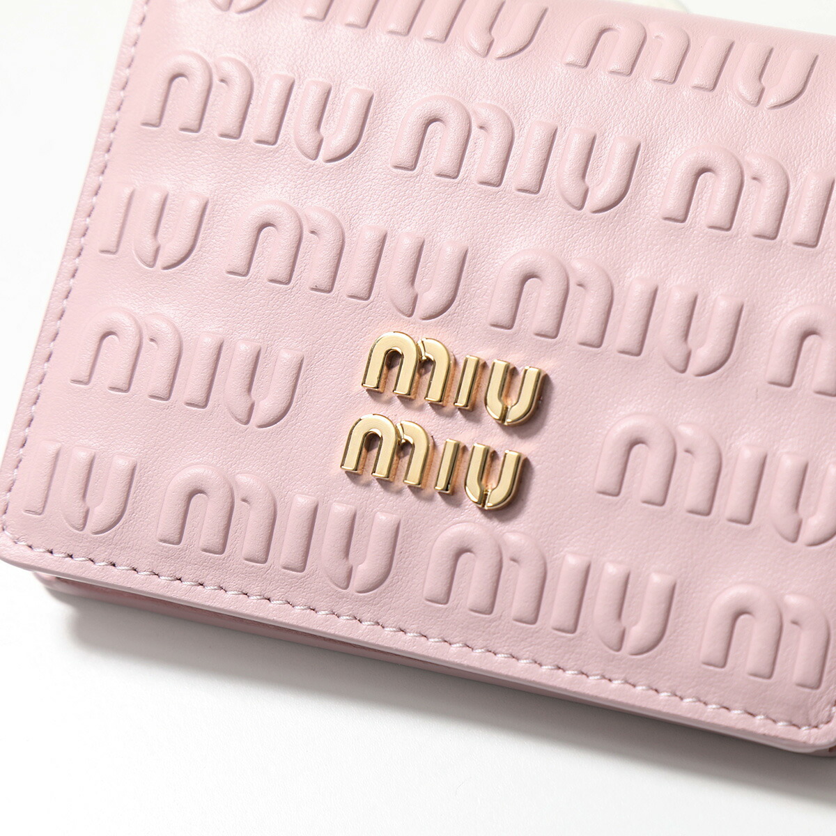 楽天市場】MIUMIU ミュウミュウ 二つ折り財布 5MV204 2F5X レディース