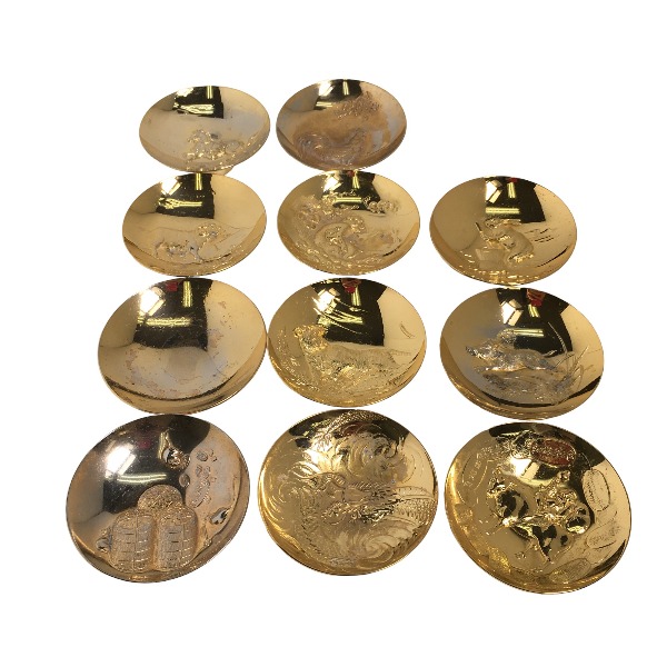 楽天市場】金杯 縁起物 24KGP 11杯 ゴールド 【SS】 【中古】 : まつい