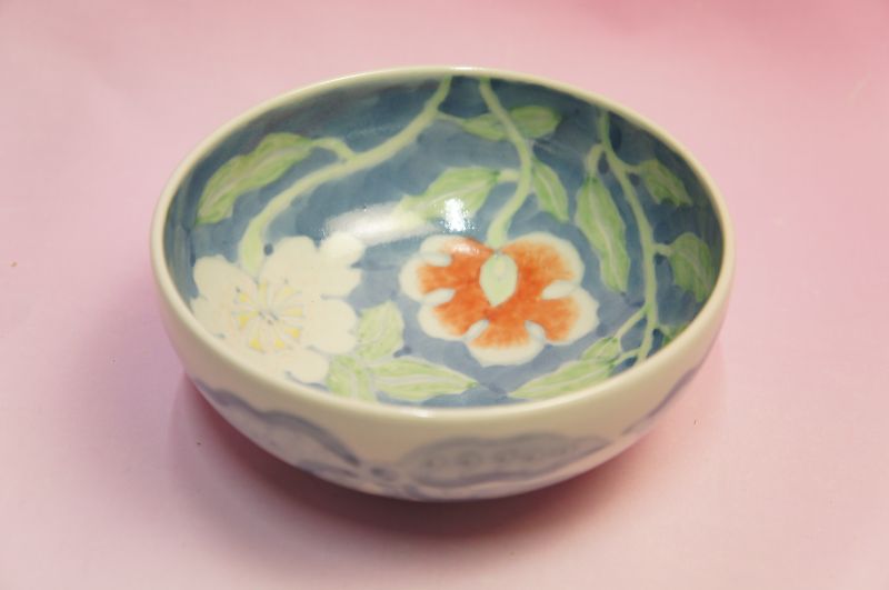 楽天市場】五代 佐藤走波 染錦絵変わり 組鉢揃 : 食器のみつはた