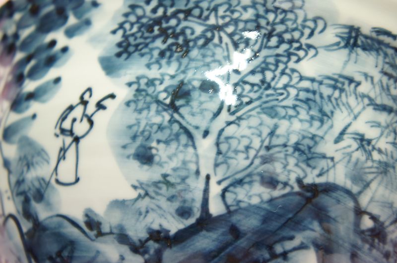 楽天市場】六齋窯 村田幸之介 染付山水 鉢 : 食器のみつはた