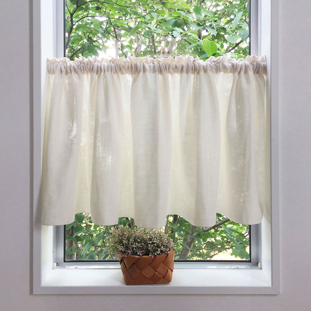 楽天市場】カフェカーテン 北欧 おしゃれ Sunnyday Fabric ダブル