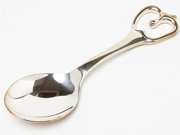 楽天市場】ティファニー エルサ・ペレッティ アップルベビースプーン