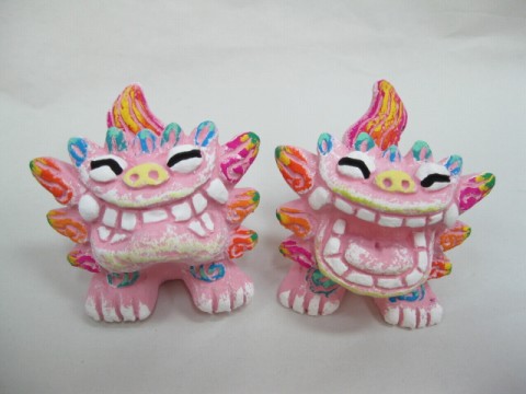 シーサー ピンク 置物」の人気商品一覧 | 安い商品を通販サイトから