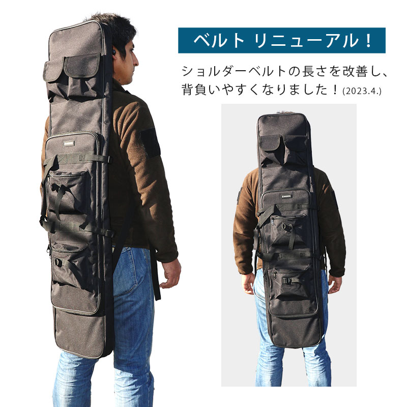 楽天市場】SHENKEL 【カラビナ5個付き】6ポケット ダブル ガンケース