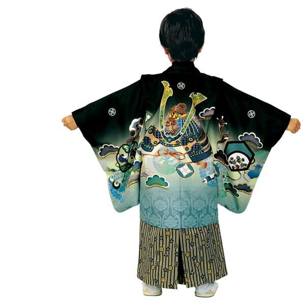 楽天市場】【晴れ着】七五三 RK 羽織袴セット【五歳】男の子 兜 軍配