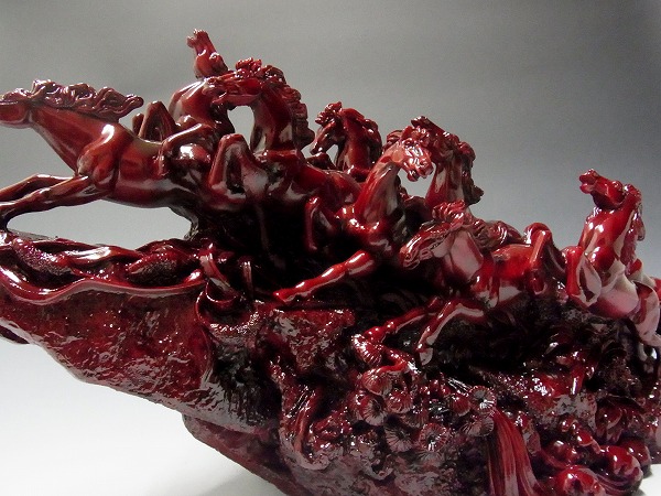 楽天市場】九頭馬（大） 縁起物 置物 「うまくいく」 風水 グッズ