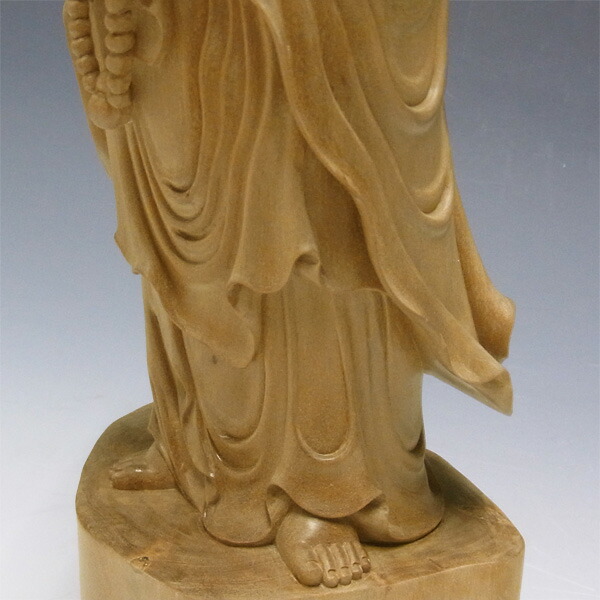楽天市場】白檀製 観音菩薩 立像 高さ33cm 木彫り 仏像 [Ryusho] : 龍