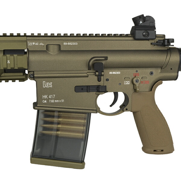 楽天市場】E&C 202E H&K HK417 10インチ 電子トリガー搭載 電動ガン