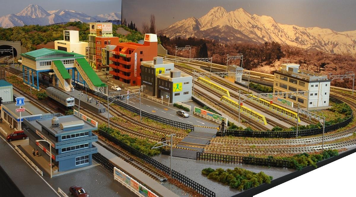 楽天市場】「送料無料」鉄道模型ジオラマレイアウトNゲージ用 複線