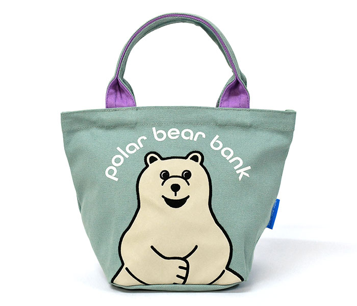 楽天市場】ポーラーベアバンク アップリケ刺繍 キャンバス トート