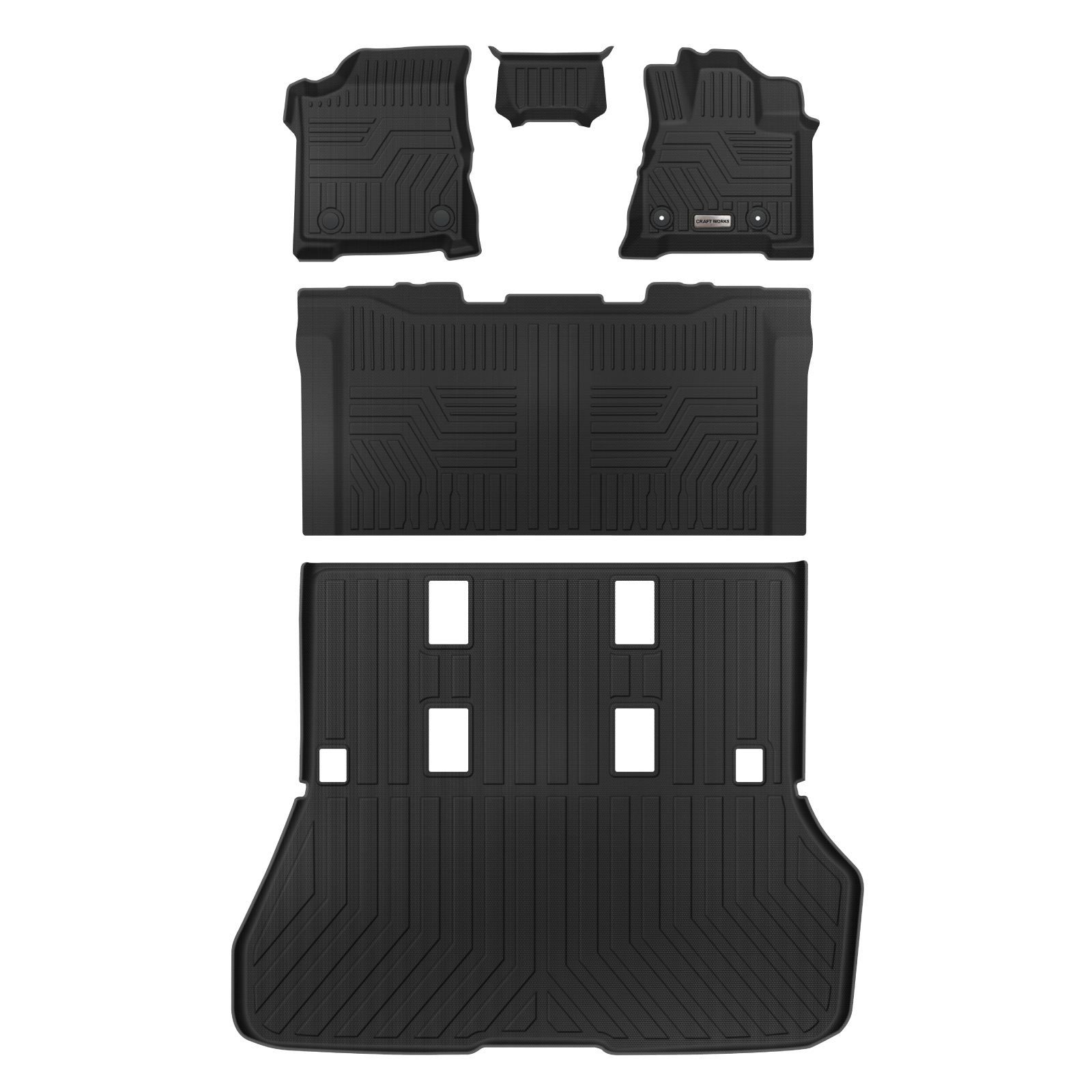 楽天市場】新型 セレナ C28 フロアマット ラゲッジマット 3D 上段