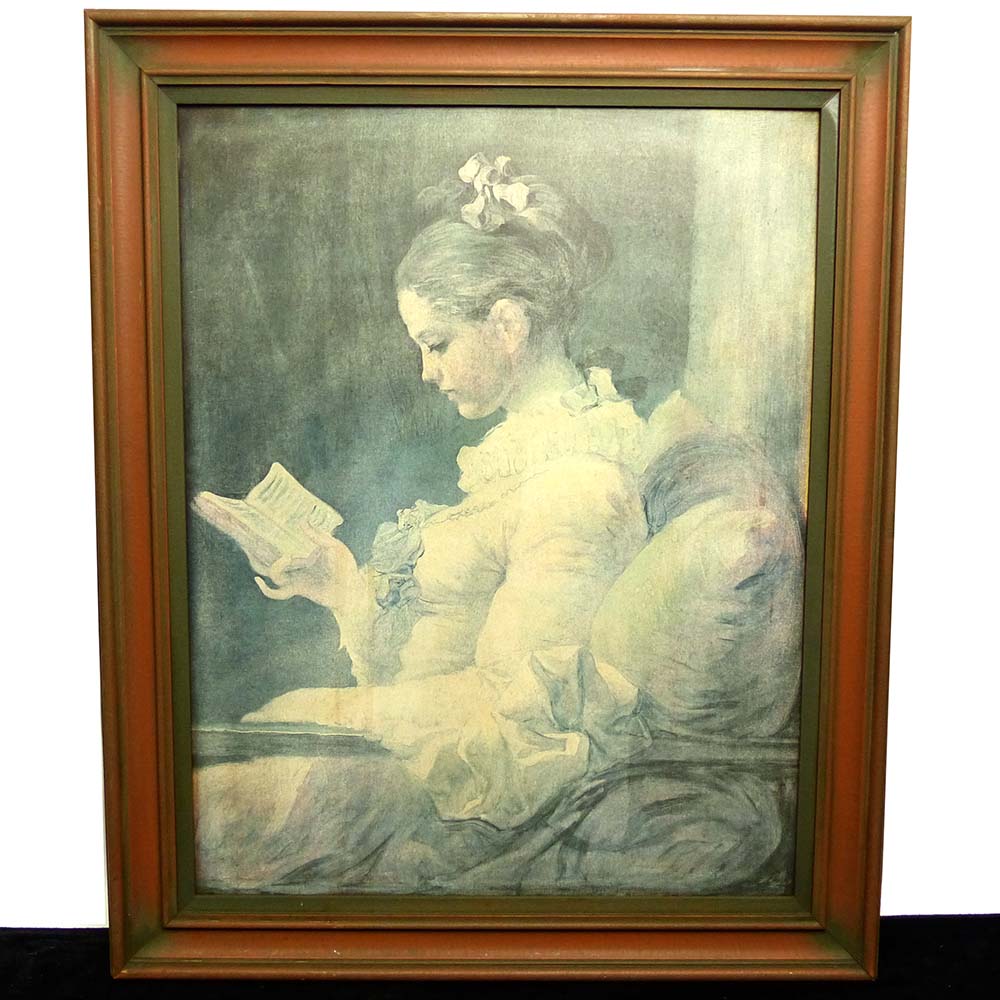 楽天市場】ジャン・オノレ・フラゴナール / 「読書する娘」複製画 美人