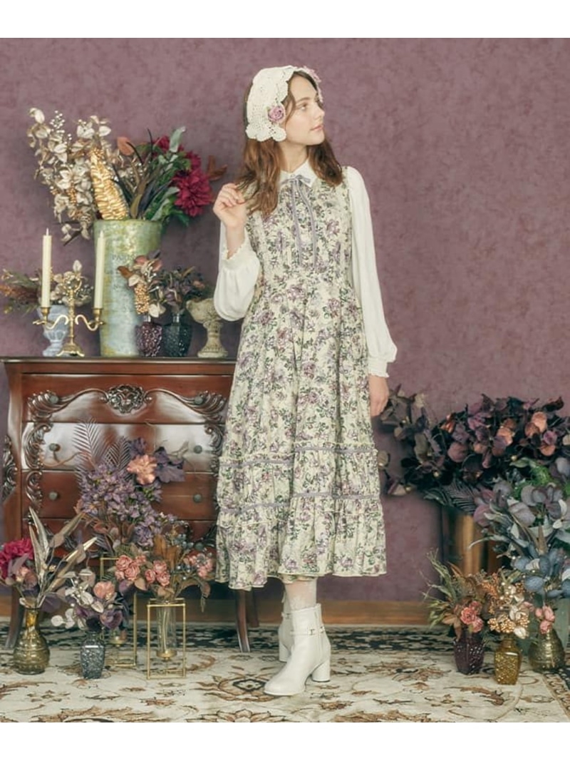 楽天市場】【SALE／33%OFF】クラシカルフラワーOP axes femme