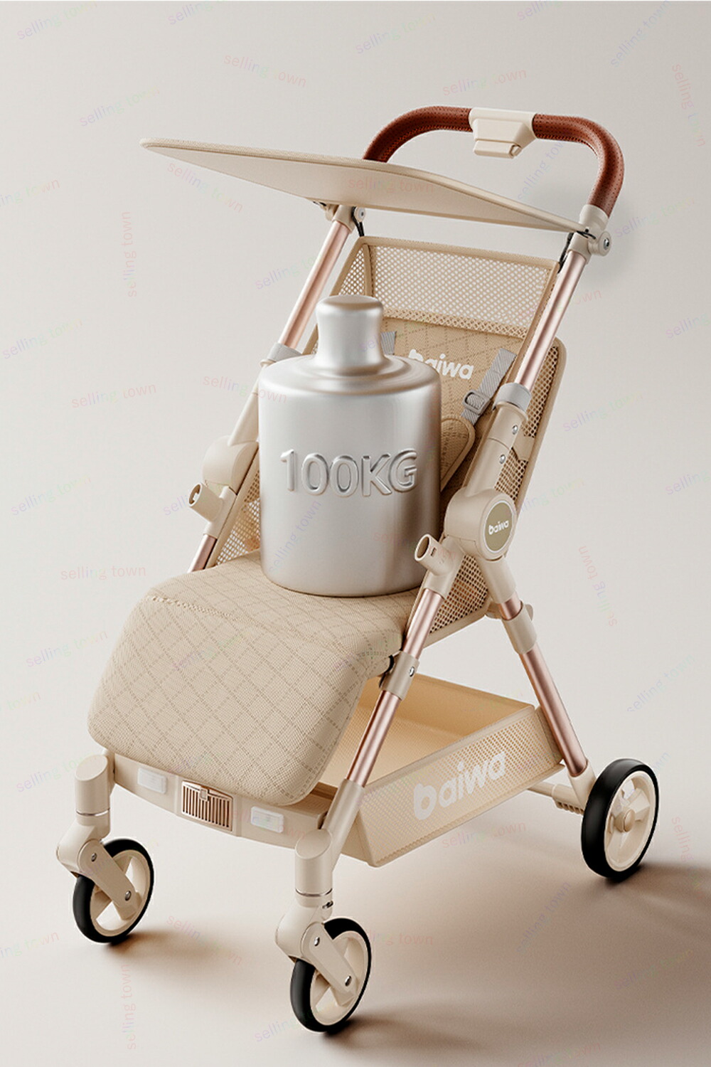 楽天市場】ベビーカー a/b型 リクライニング 軽量 折りたたみ