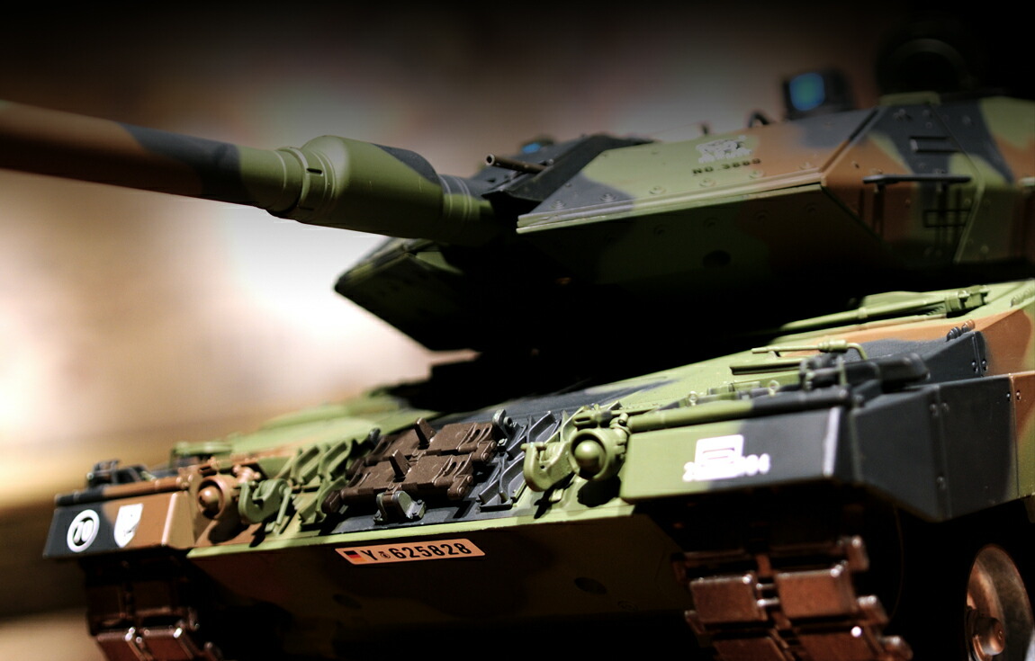 楽天市場】ラジコン戦車完成品ヘンロンHengLong 1/16 レオパルド2A6
