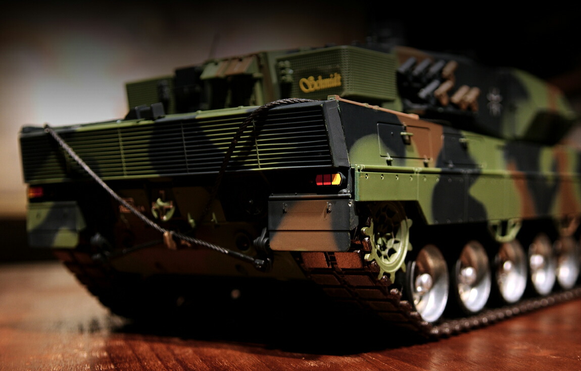 楽天市場】ラジコン戦車完成品ヘンロンHengLong 1/16 レオパルド2A6