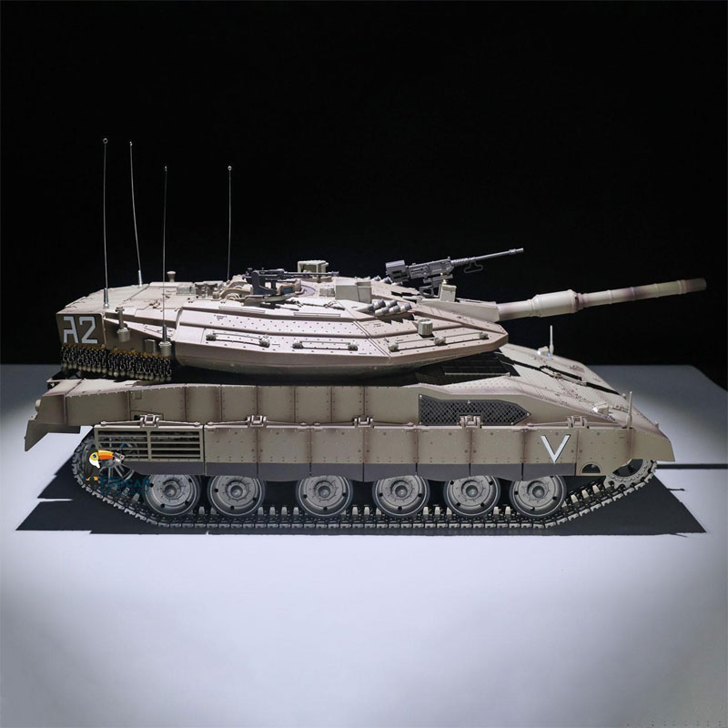 楽天市場】ラジコン戦車完成品ヘンロンHengLong 1/16 IDF メルカバ MK