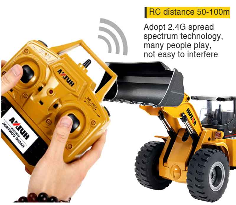 楽天市場】HuiNa Toys 1583 10CH 1/14 RC ホイールローダー （RTR