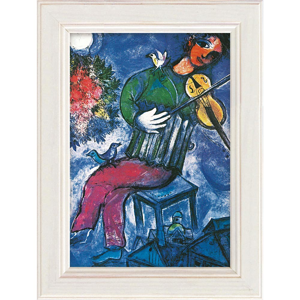 楽天市場】絵画 マルク シャガール「青いバイオリン弾き」 ゆう