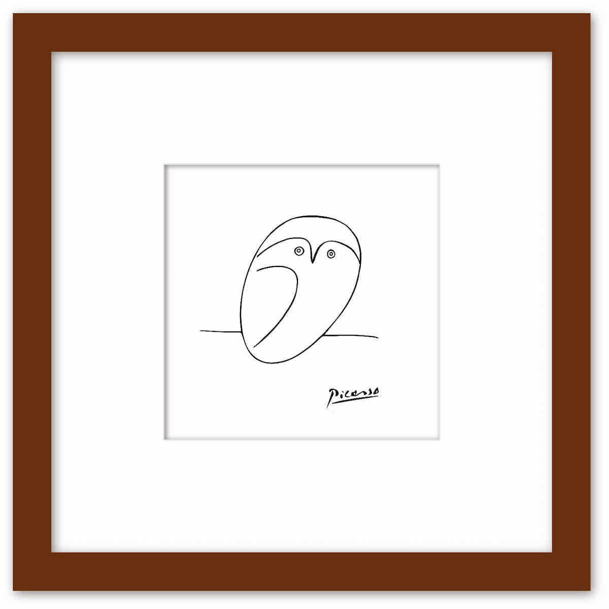 楽天市場】名画 ラインアート パブロ・ピカソ 署名入り ル・イブー