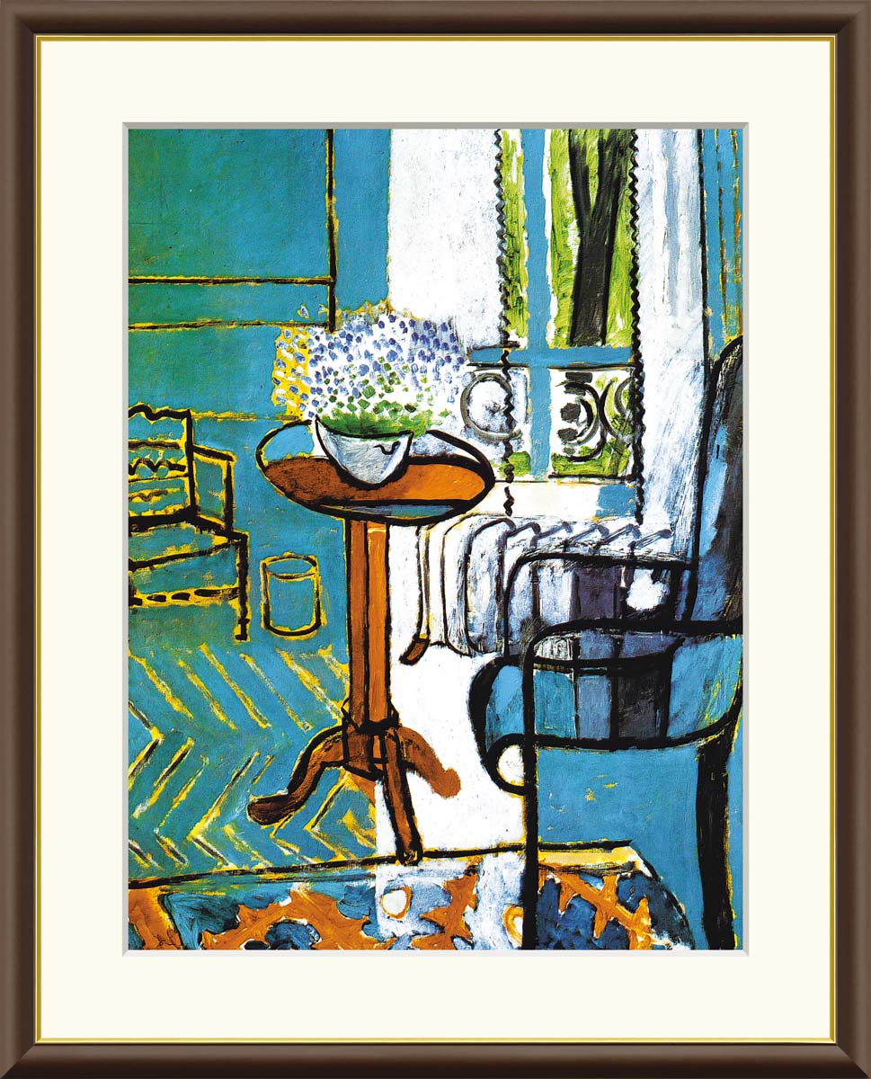 楽天市場】10年保証 名画 油絵 窓：忘れな草の室内 アンリ・マティス