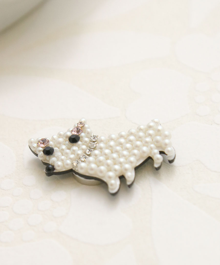 楽天市場】ブローチ マグネット チワワ 犬 ドッグ パール 動物 可愛い