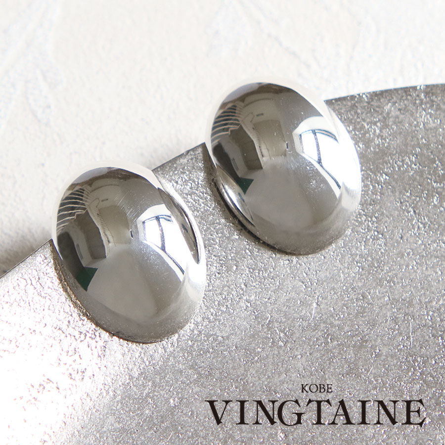 楽天市場】シルバー925 オーバルデザインピアス 大ぶり シンプル 銀