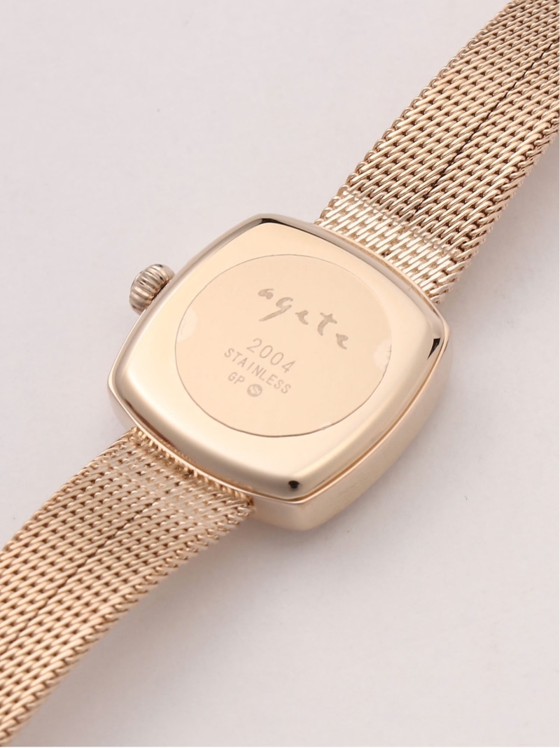 楽天市場】スクエアフェイスウォッチ agete アガット アクセサリー