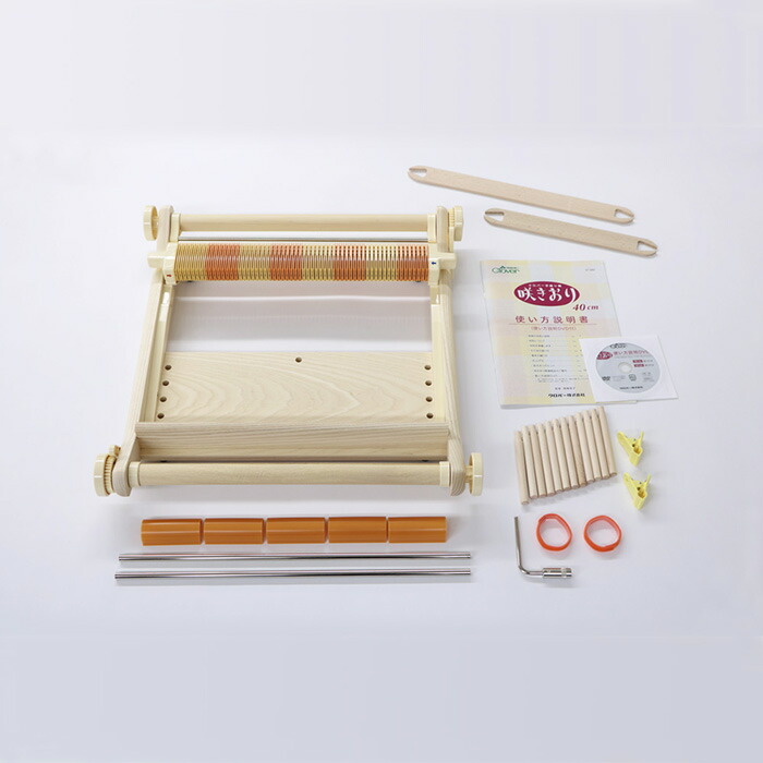 楽天市場】クロバー 手織り機 咲きおり 40cm 30羽セット 57-950 : 手芸