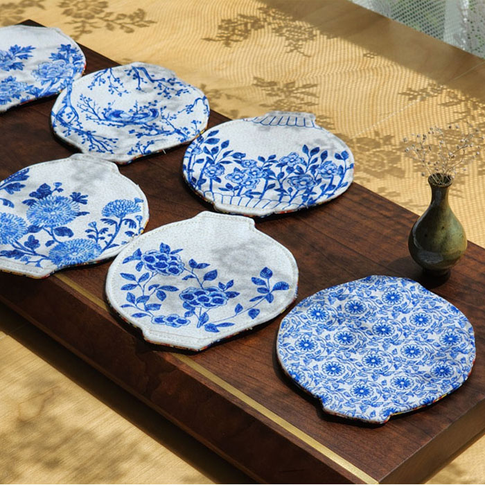 楽天市場】【Happy Quilt】白磁器 青華壺柄 HQ-2407051(2D-03) 白磁壺