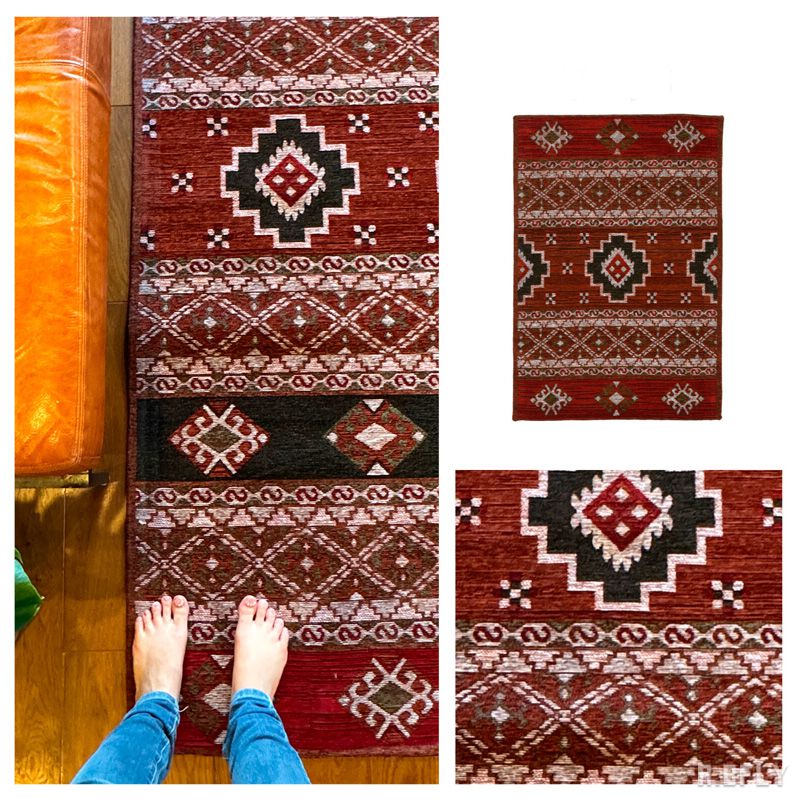 楽天市場】ジャガードキリム エスニック柄 民族柄 ジャガード織絨毯