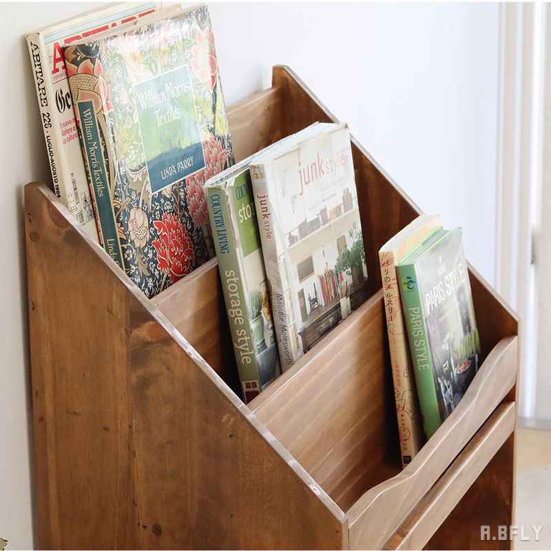 楽天市場】【最大6,000円クーポン配布中】木製 マガジンラック