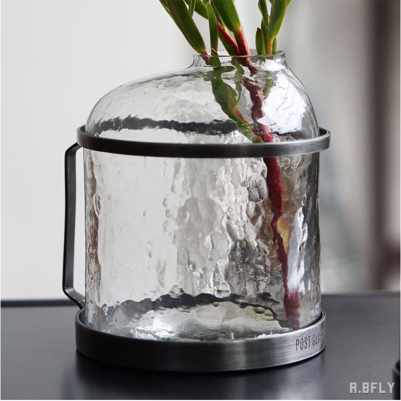 楽天市場】フラワーベース フラワーポット ガラス 生け花 ハンドメイド