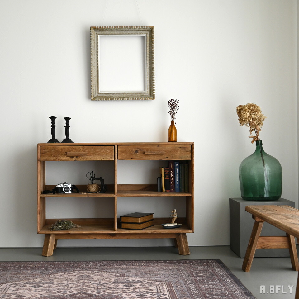 楽天市場】シェルフ 棚 古材 オープンシェルフ ラック オープンラック