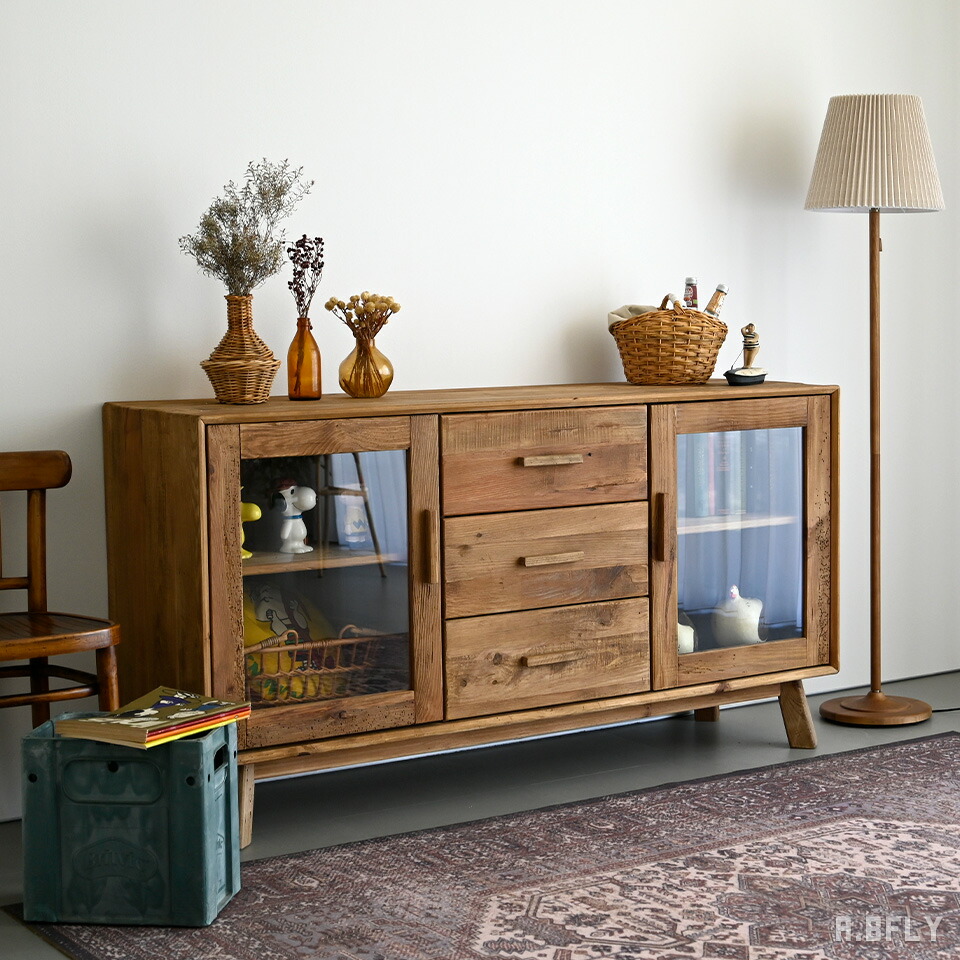 楽天市場】【最大6,000円クーポン配布中】サイドボード 棚 古材