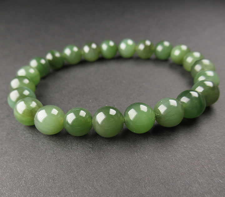 楽天市場】ヒスイ ブレスレット8mm 和田玉 和田碧玉 ホータン玉 中国四
