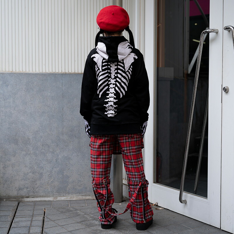 楽天市場】BONEパーカー ドクロ パーカー 骨 骸骨 スカル BABYMETAL