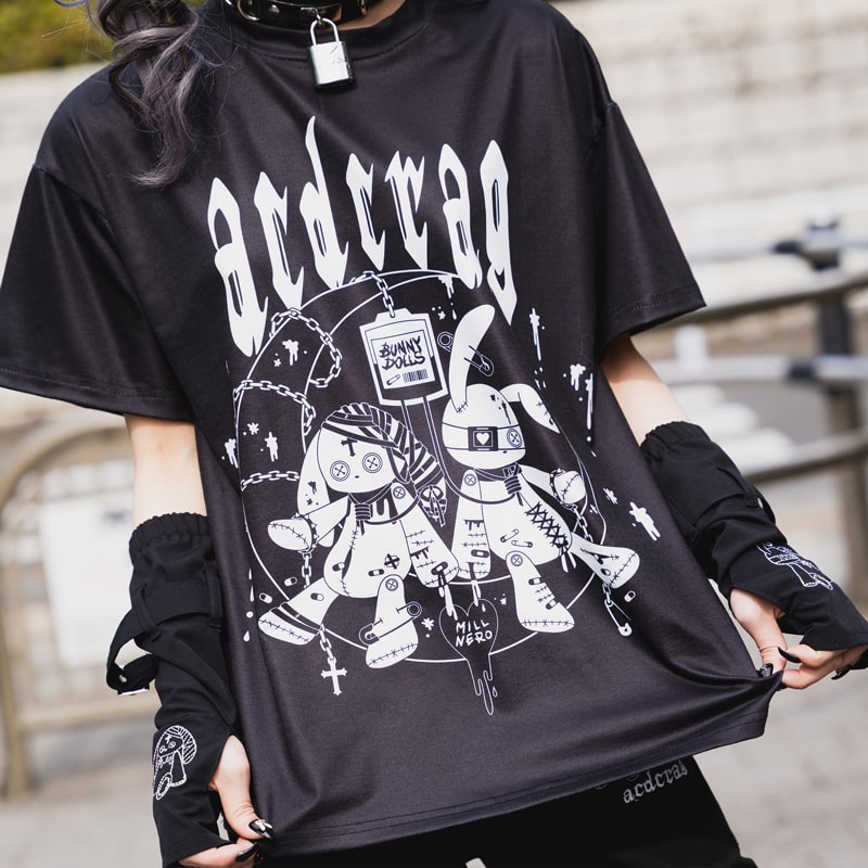 楽天市場】ムーンバニードールズ Tシャツ 半袖 パンク ロック V系