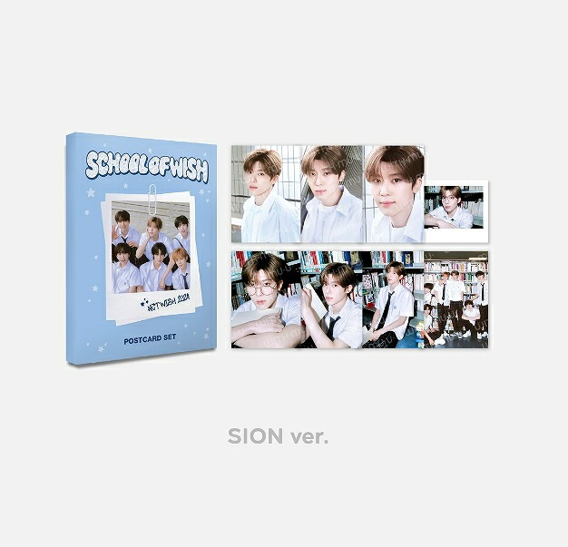 楽天市場】NCT WISH SCHOOL of WISH MD グッズ ポストカードセットSION