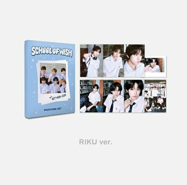 楽天市場】NCT WISH SCHOOL of WISH MD グッズ ポストカードセットSION