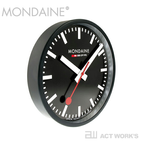 楽天市場】《全3色》MONDAINE ウォールクロック A990.CLOCK 25cm