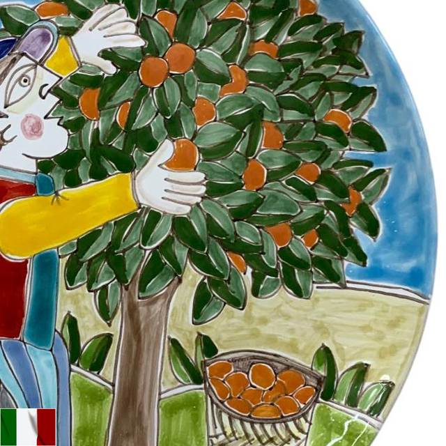 楽天市場】スザンナデシモーネ 絵皿 壁掛け 飾り皿 陶器 インテリア