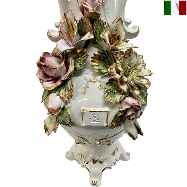 楽天市場】花瓶 陶器 アンティーク テイスト イタリア : 艶姿家具